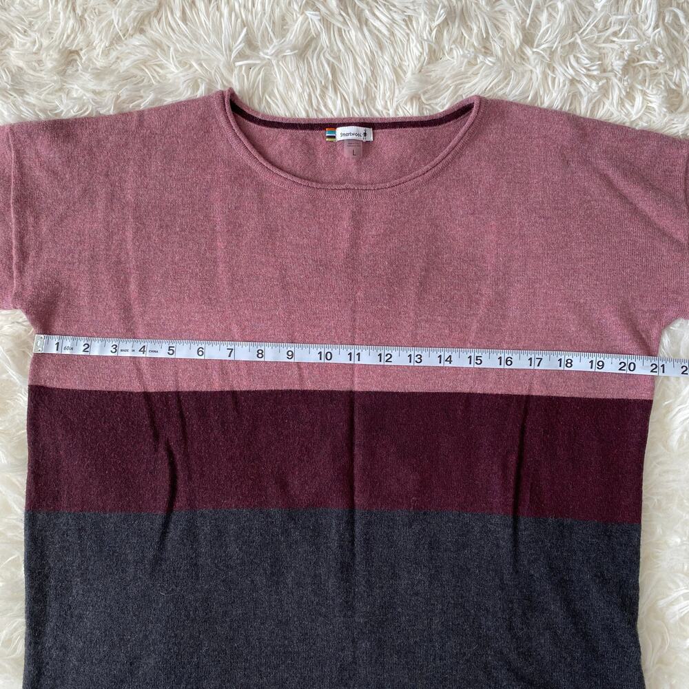 Smartwool Merino Wool Blend Color Block Sweater, … - image 5